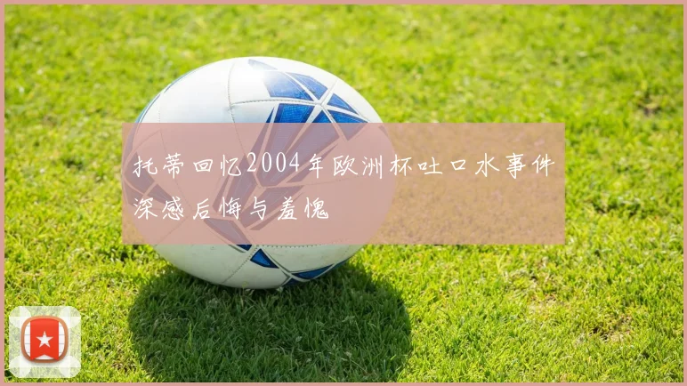 托蒂回忆2004年欧洲杯吐口水事件深感后悔与羞愧