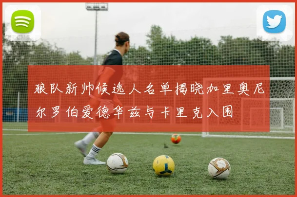 狼队新帅候选人名单揭晓加里奥尼尔罗伯爱德华兹与卡里克入围